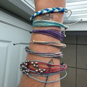 6 Pura Vida bracelets
